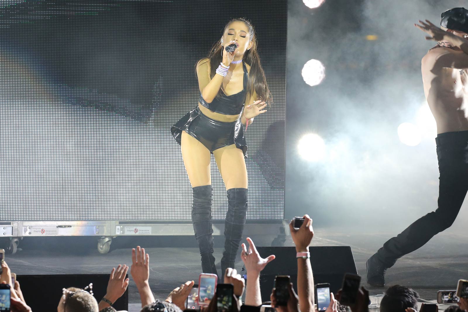 Ariana Grande performs at 29th annual NYC Pride Dance On The Pier