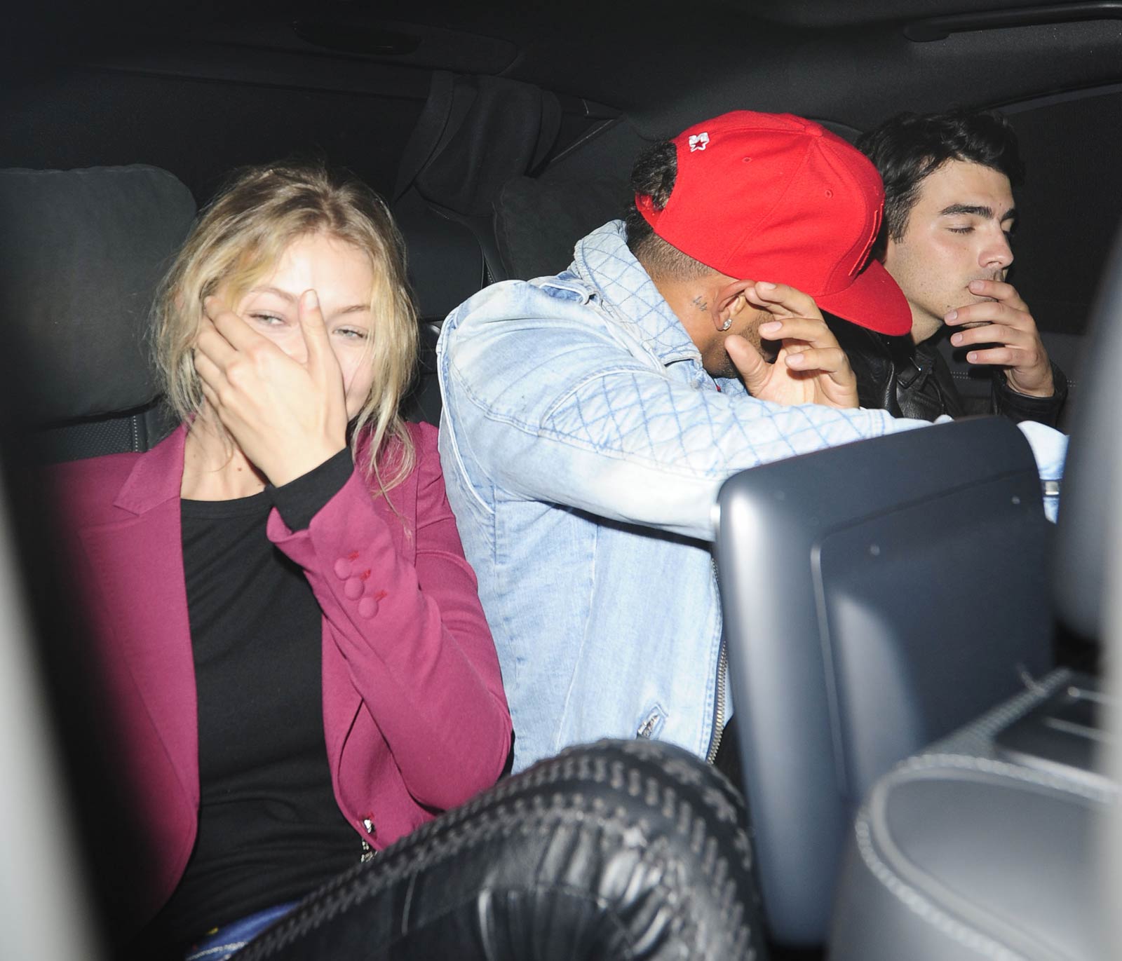 Gigi Hadid seen leaving Libertine nightclub