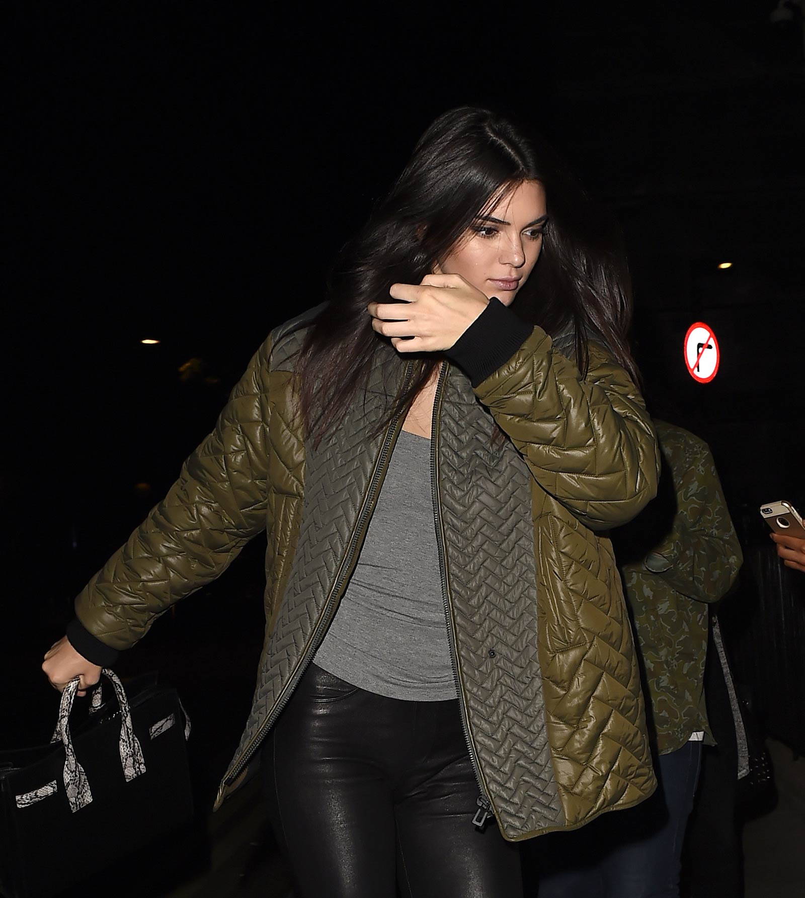 Kendall Jenner arrives back at her hotel