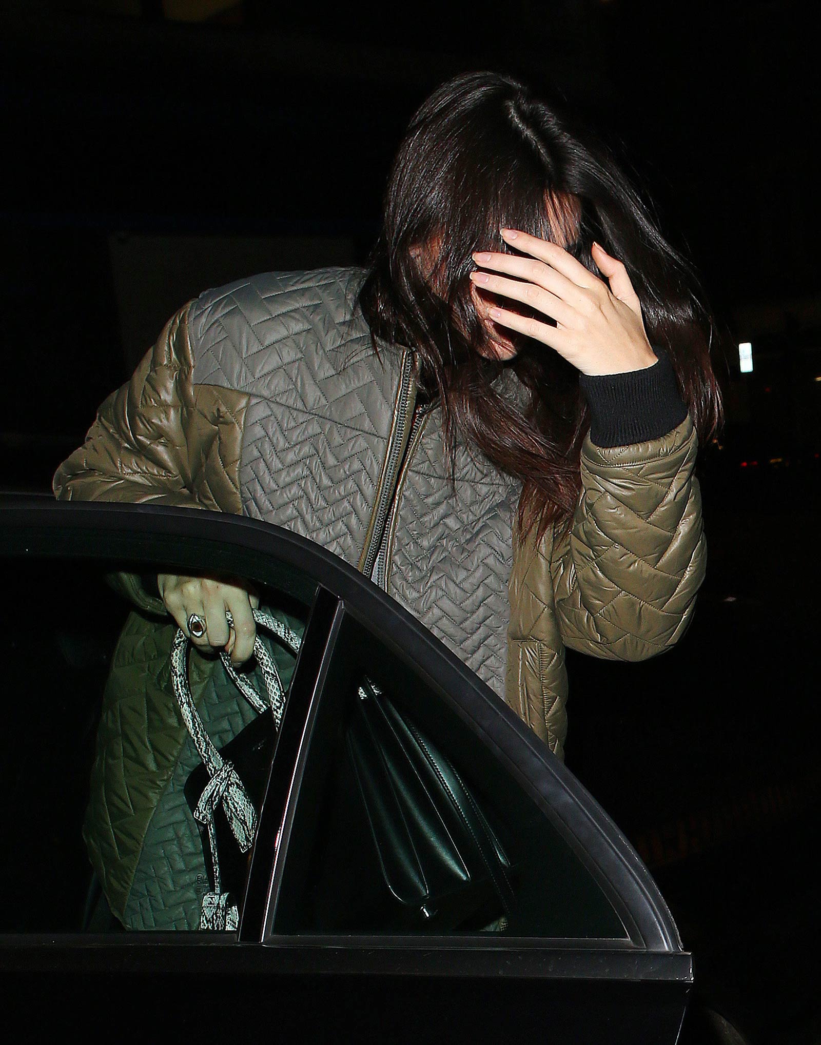 Kendall Jenner arrives back at her hotel