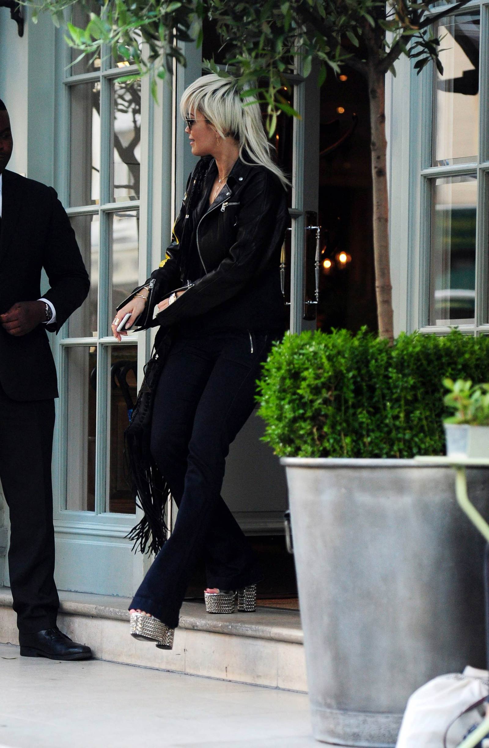 Rita Ora at the Charlotte Street Hotel