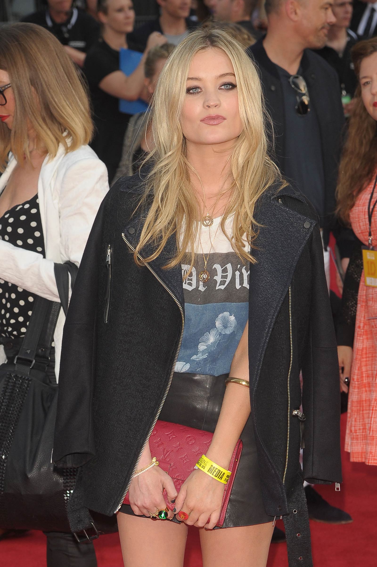 Laura Whitmore attends the World Premiere of One Direction