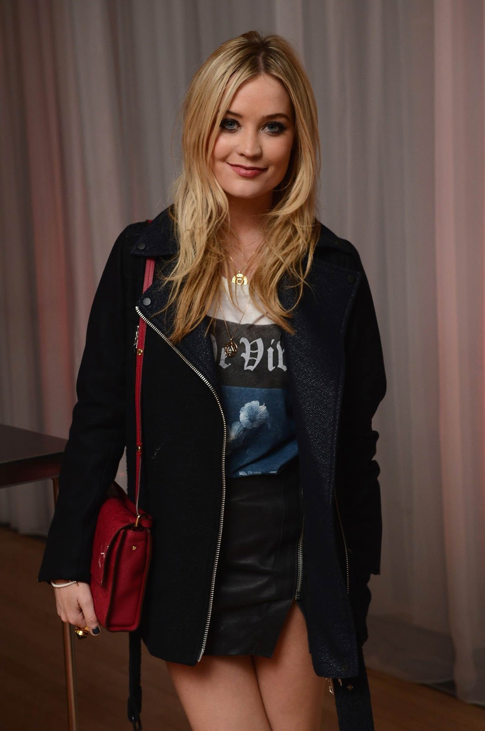 Laura Whitmore attends the World Premiere of One Direction