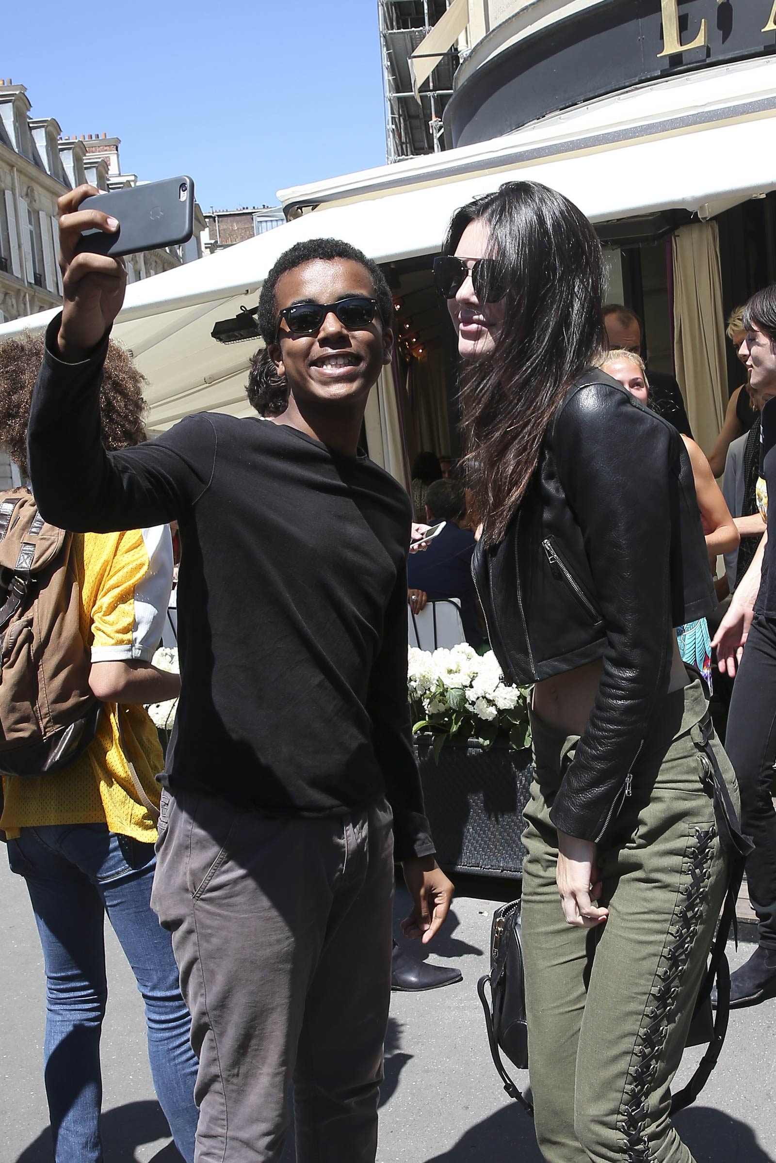 Kendall Jenner out in Paris