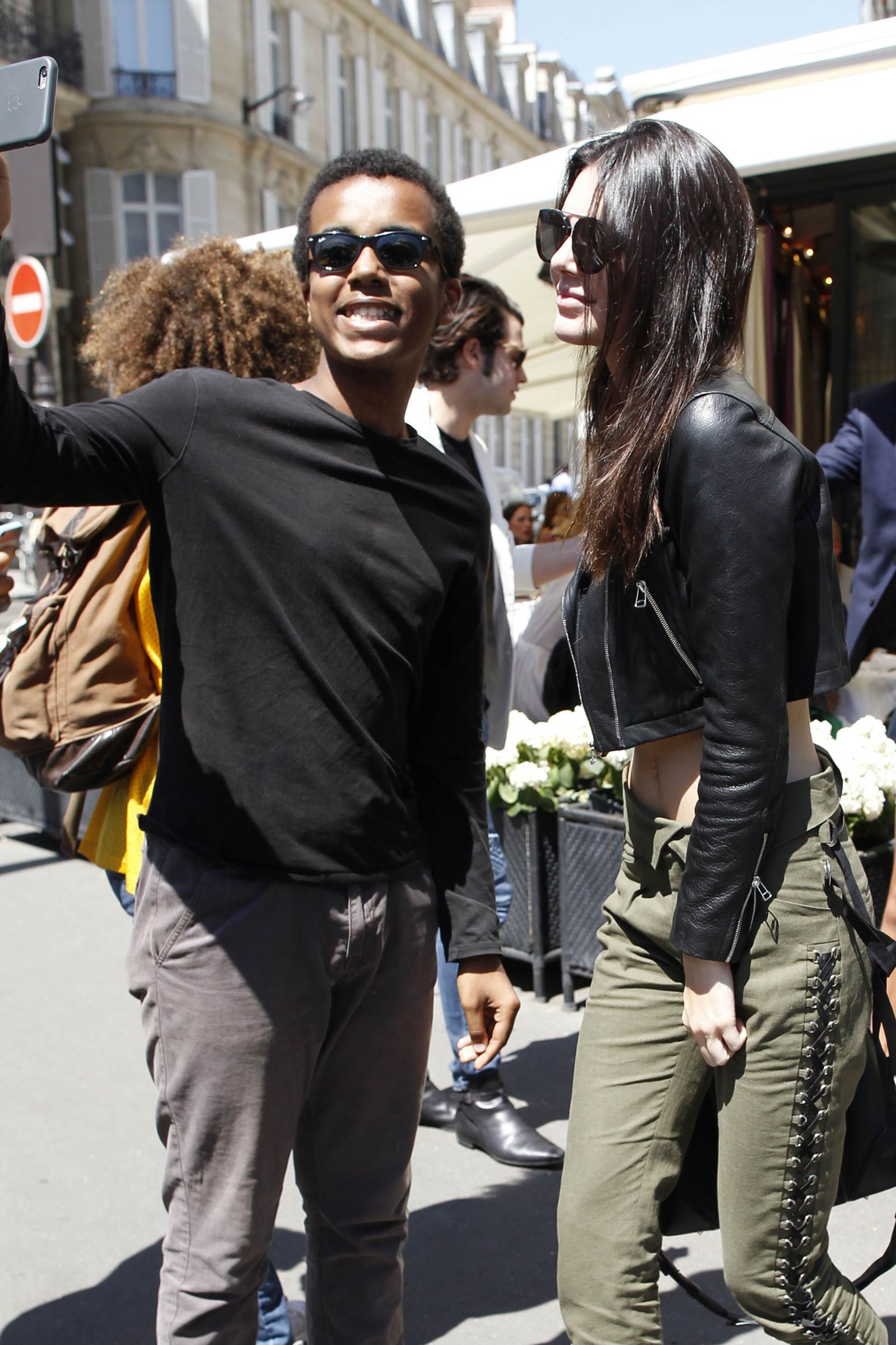 Kendall Jenner out in Paris