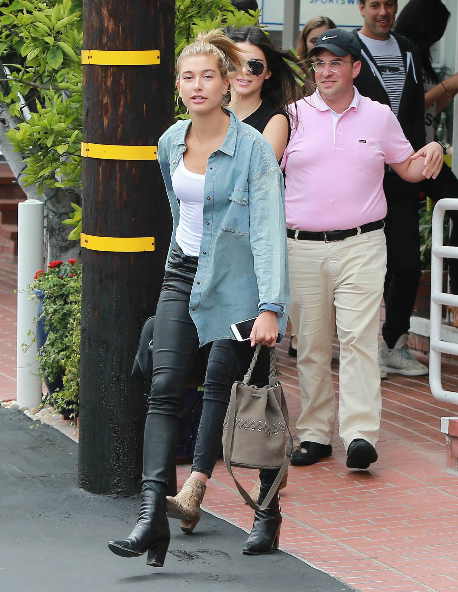 Hailey Baldwin at Fred Segal in West Hollywood