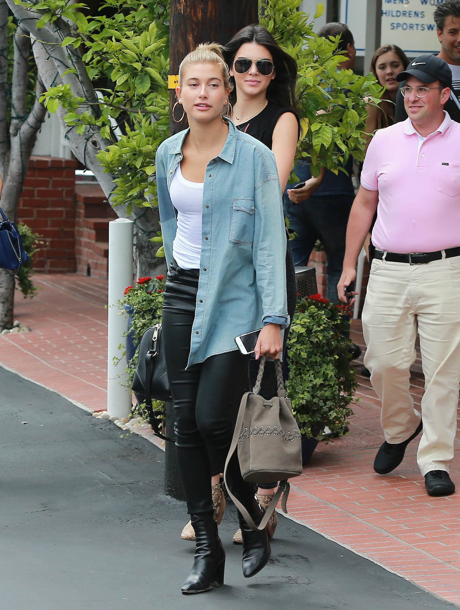 Hailey Baldwin at Fred Segal in West Hollywood