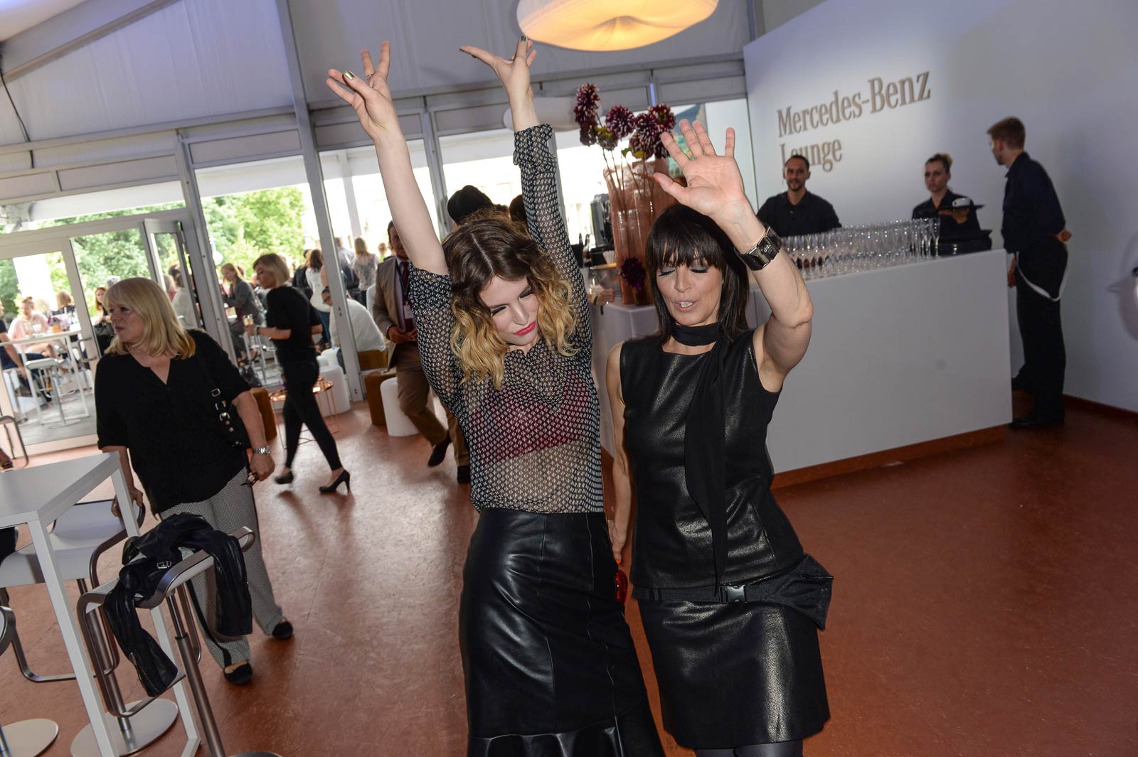 Nena and Larissa Kerner attend the Minx by Eva Lutz show