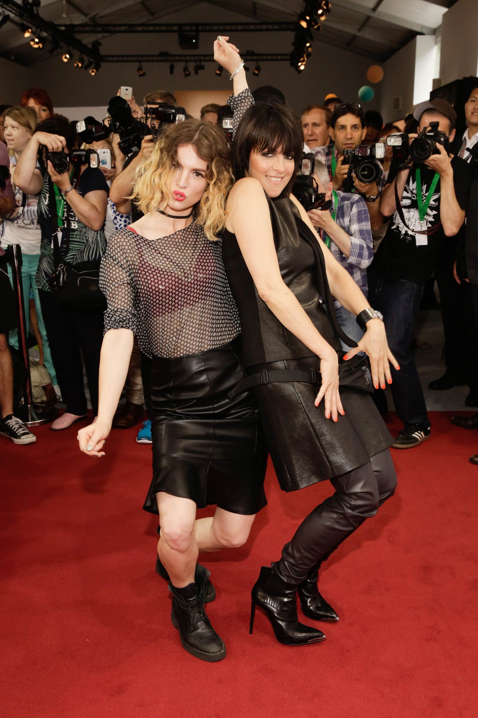 Nena and Larissa Kerner attend the Minx by Eva Lutz show