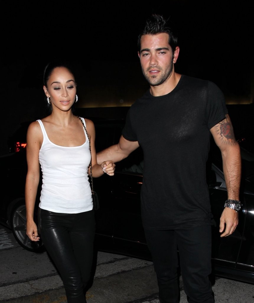 Cara Santana enjoys dinner at Craigs Restaurant