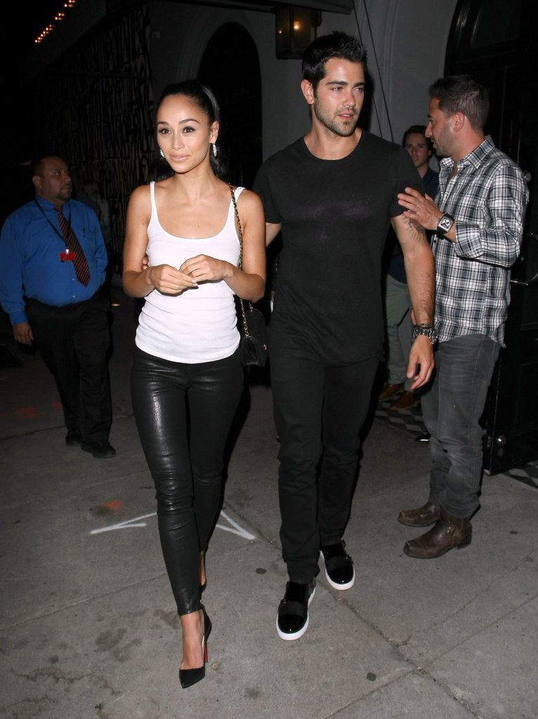 Cara Santana enjoys dinner at Craigs Restaurant