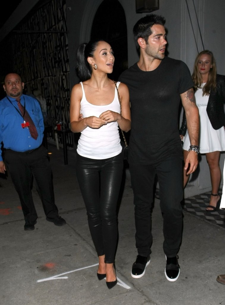 Cara Santana enjoys dinner at Craigs Restaurant