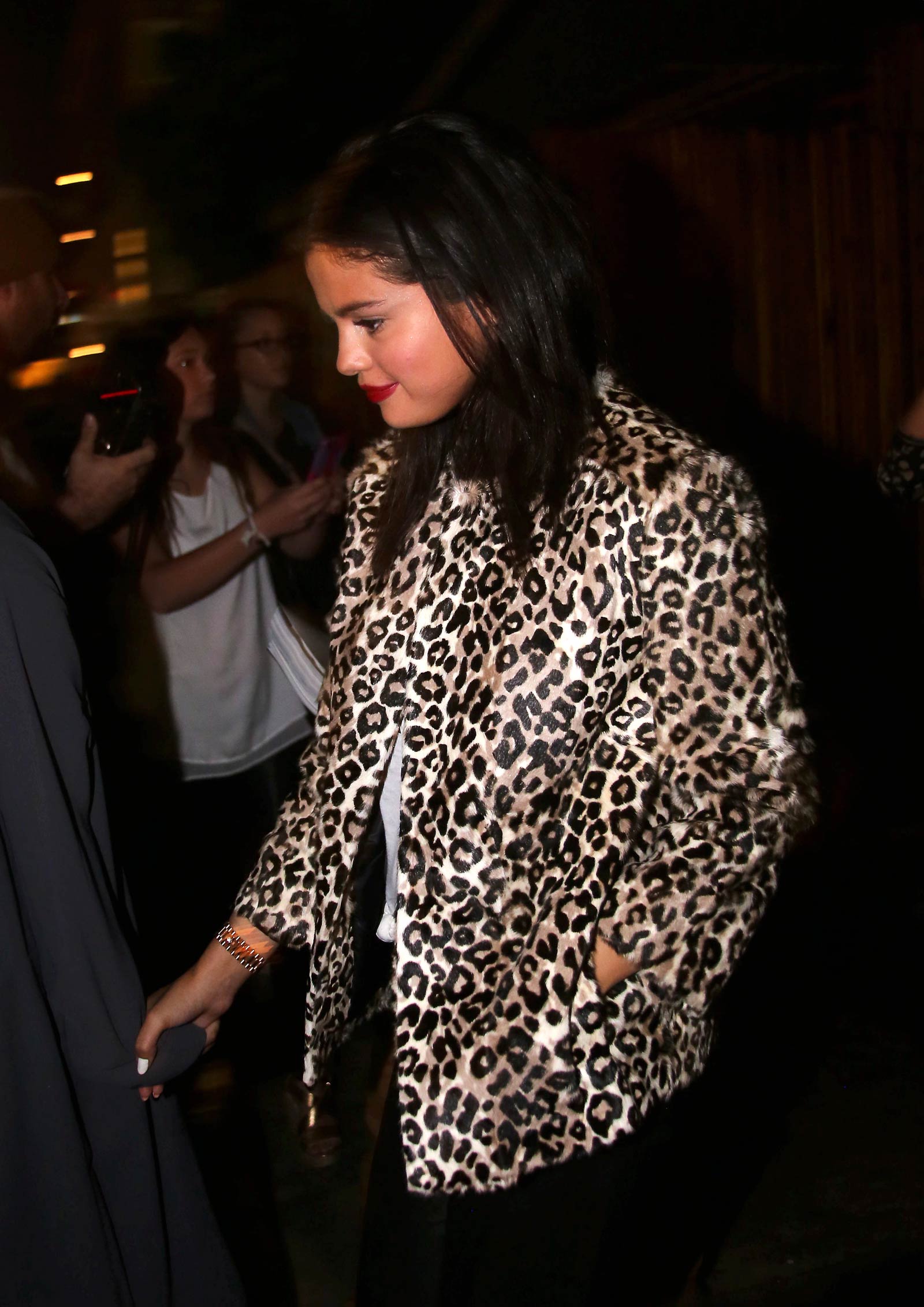 Selena Gomez & Francia Raisa leaving The Nice Guy Restaurant