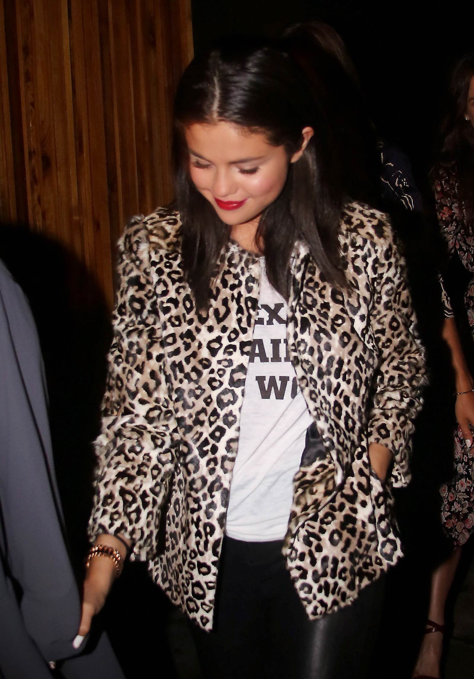 Selena Gomez & Francia Raisa leaving The Nice Guy Restaurant