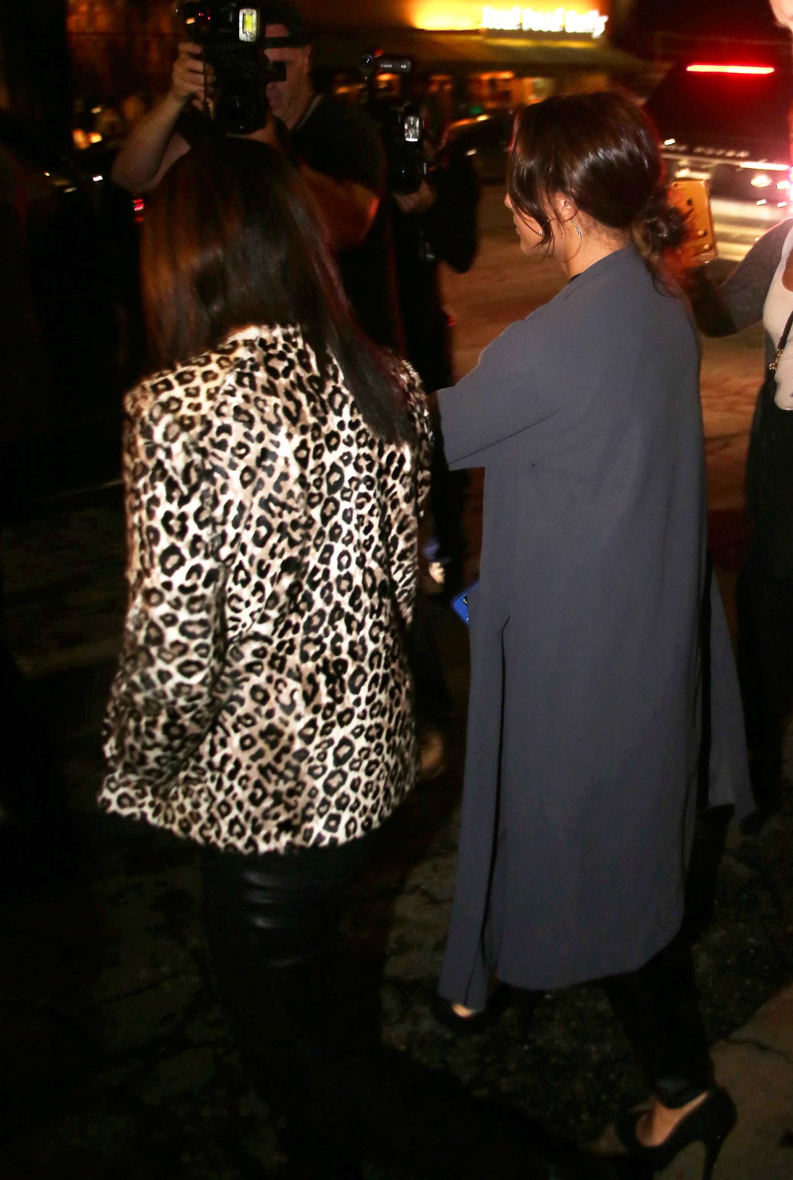 Selena Gomez & Francia Raisa leaving The Nice Guy Restaurant