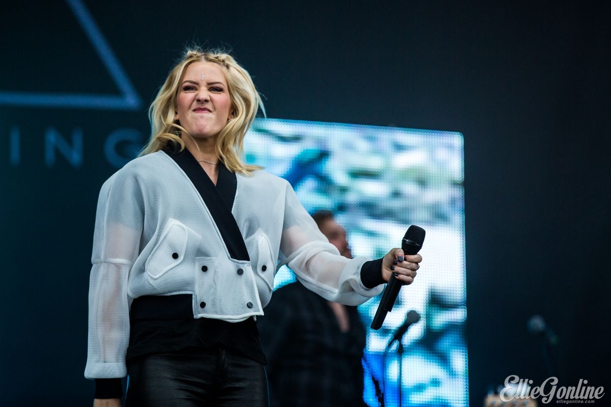 Ellie Goulding performs at Tinderbox Festival