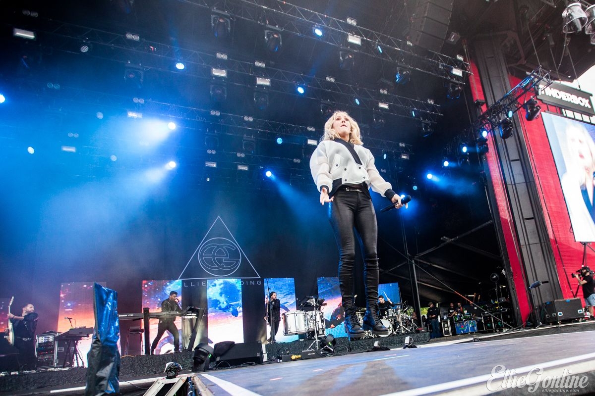 Ellie Goulding performs at Tinderbox Festival