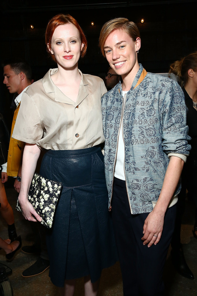 Karen Elson attends New York Fashion Week: Men’s S/S 2016