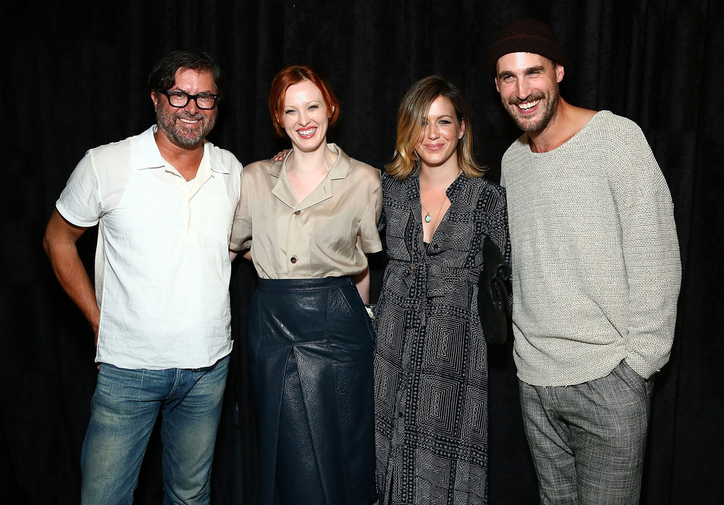 Karen Elson attends New York Fashion Week: Men’s S/S 2016