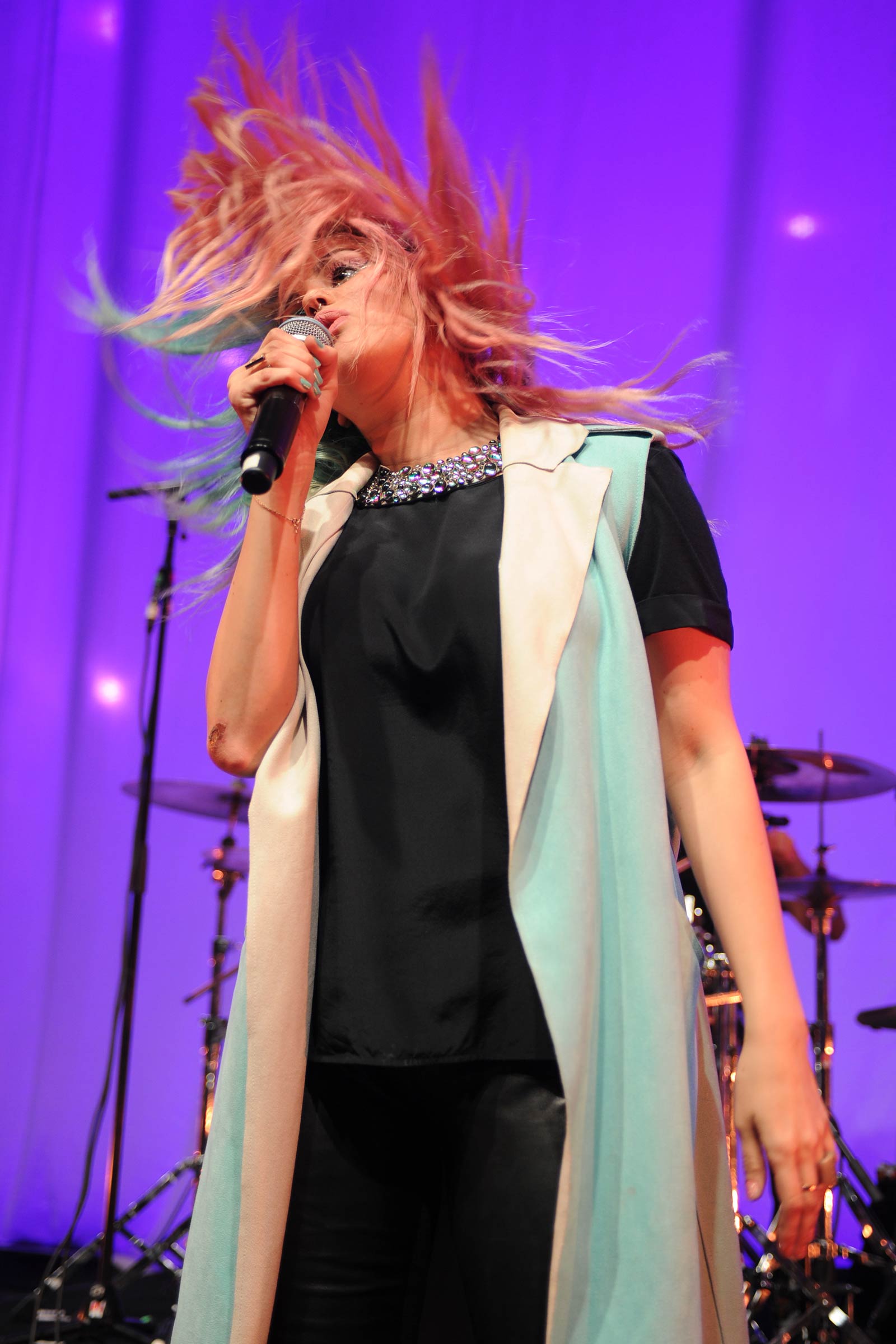 Debby Ryan performance candids in Miami