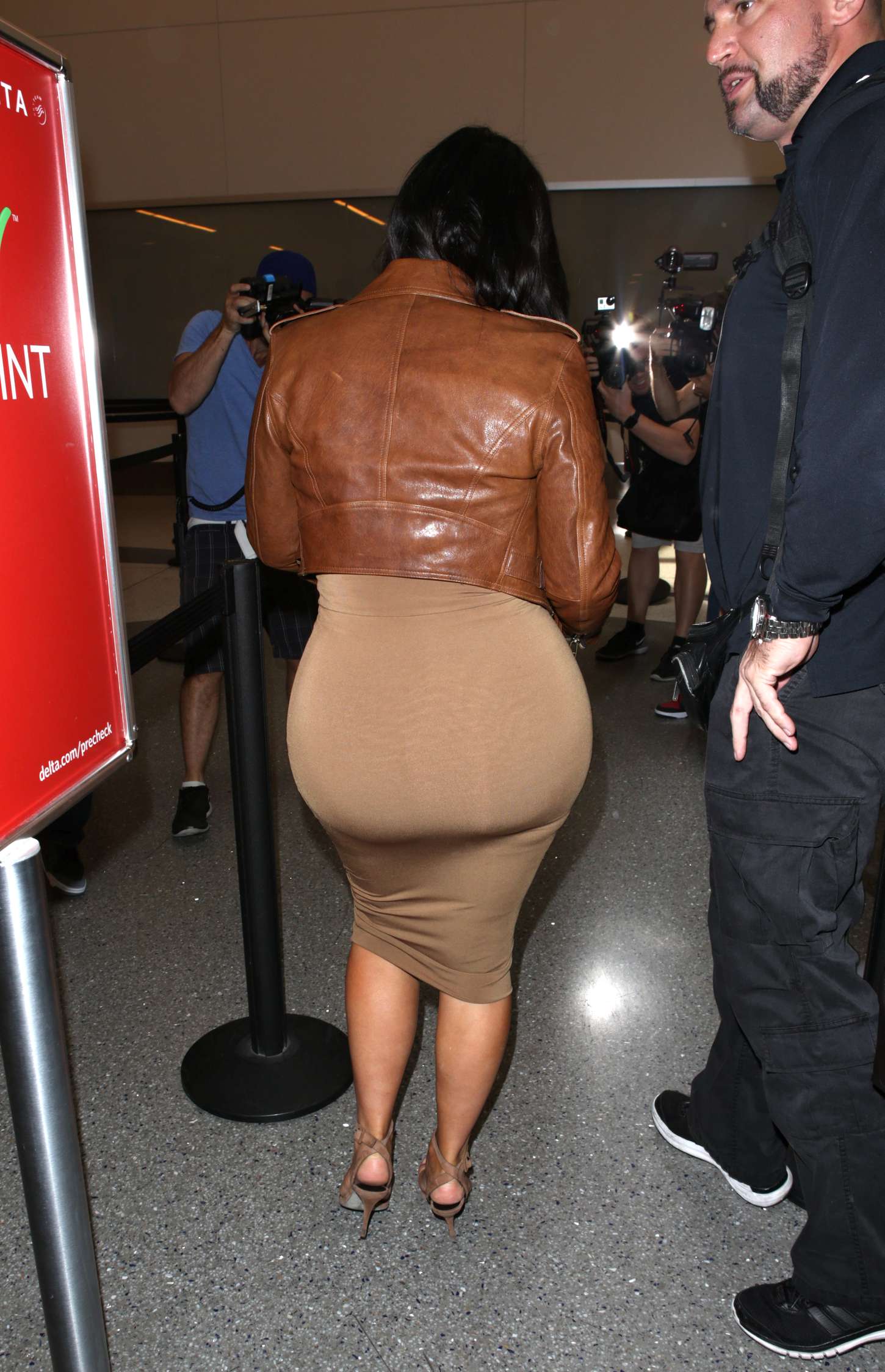 Kim Kardashian at LAX airport in LA