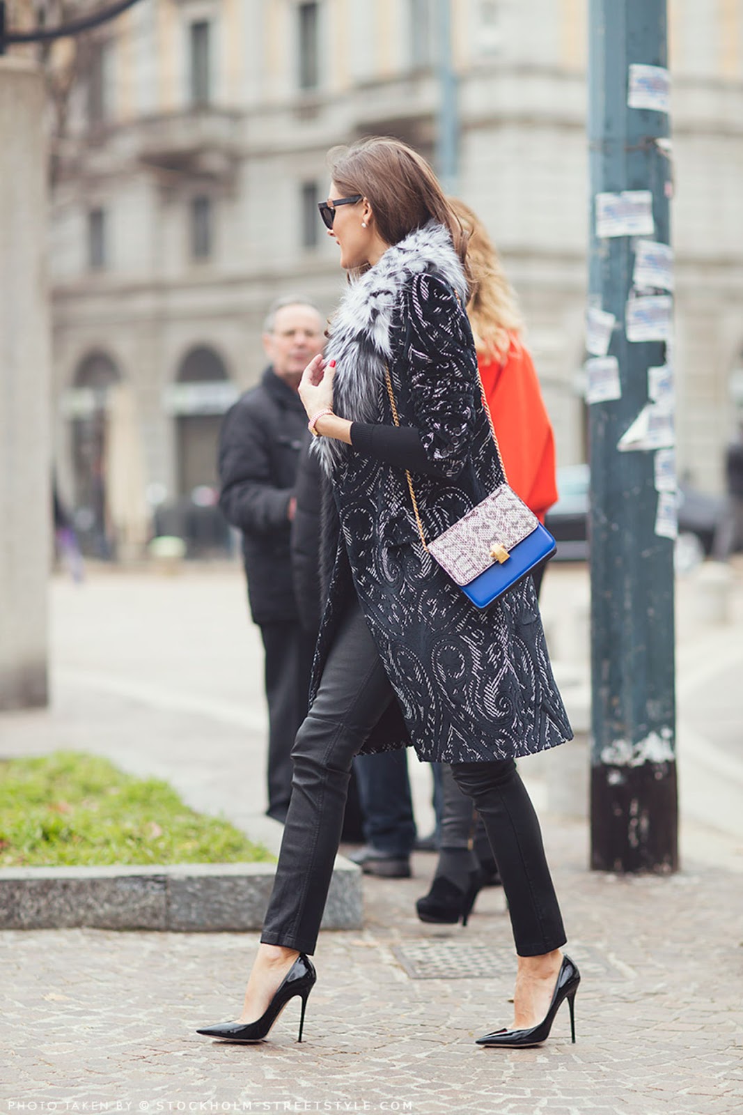 Olivia Palermo attends the Roberto Cavalli fashion