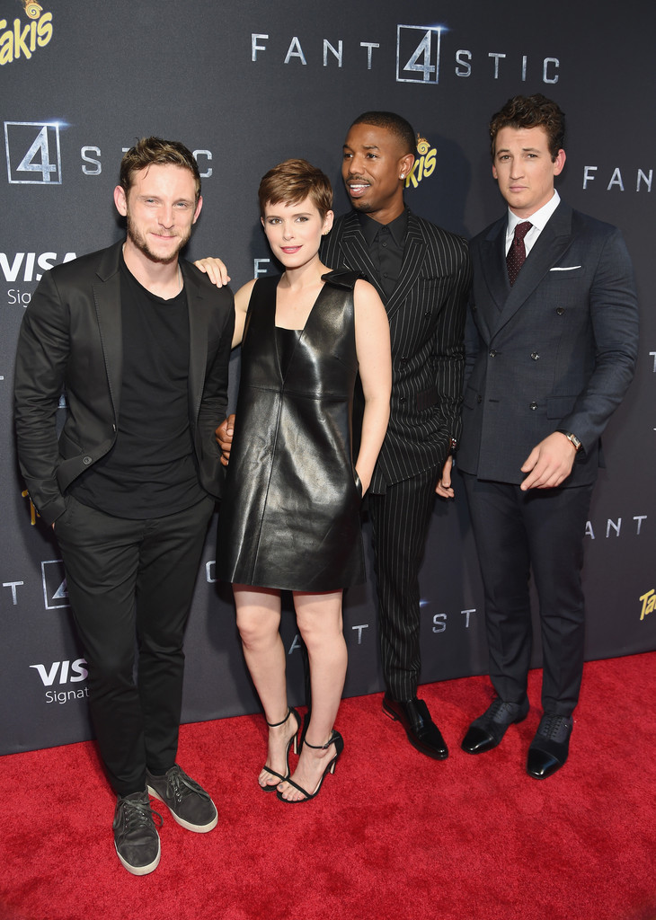 Kate Mara attends Fantastic Four premiere in NYC