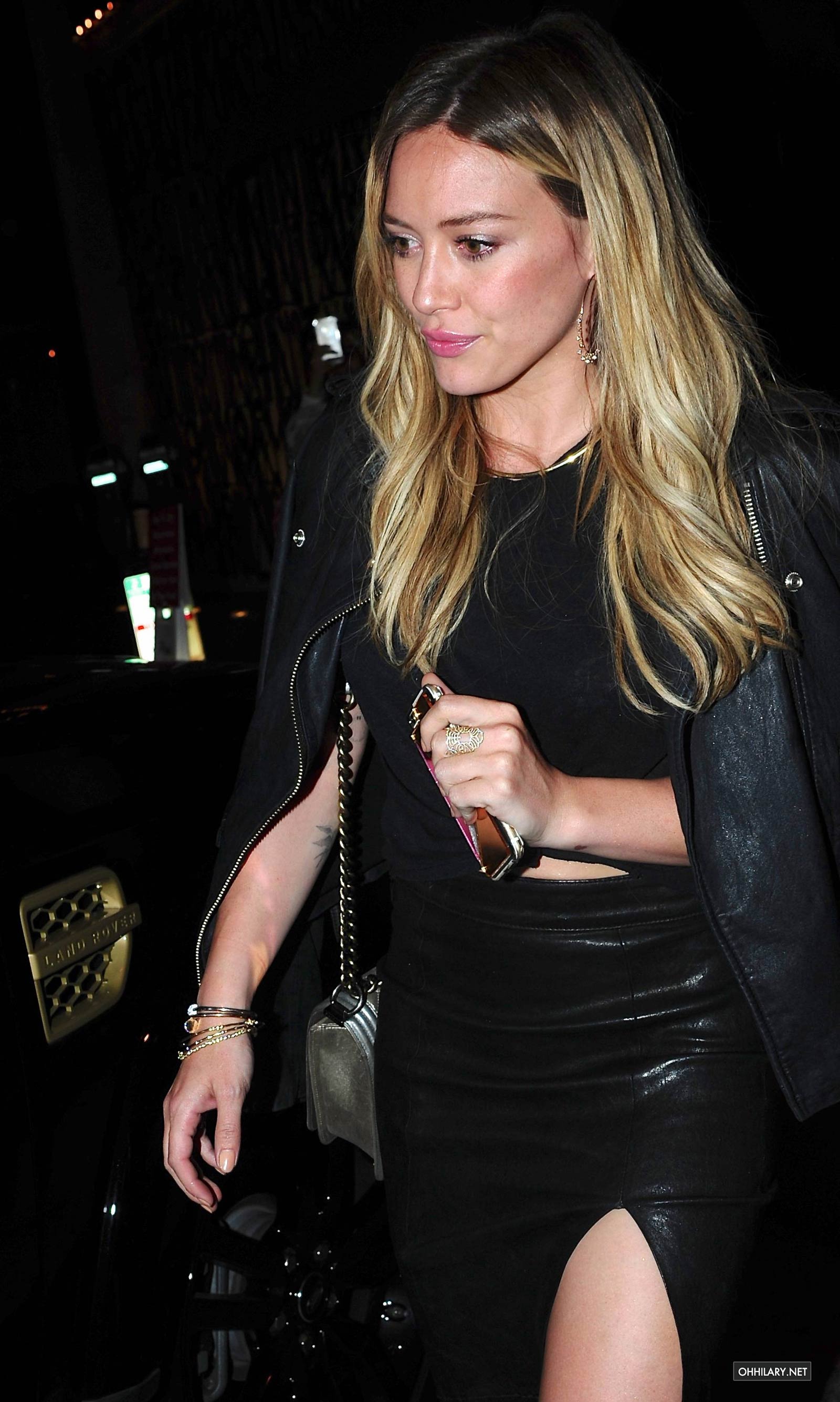 Hilary Duff night out at Craig’s in West Hollywood