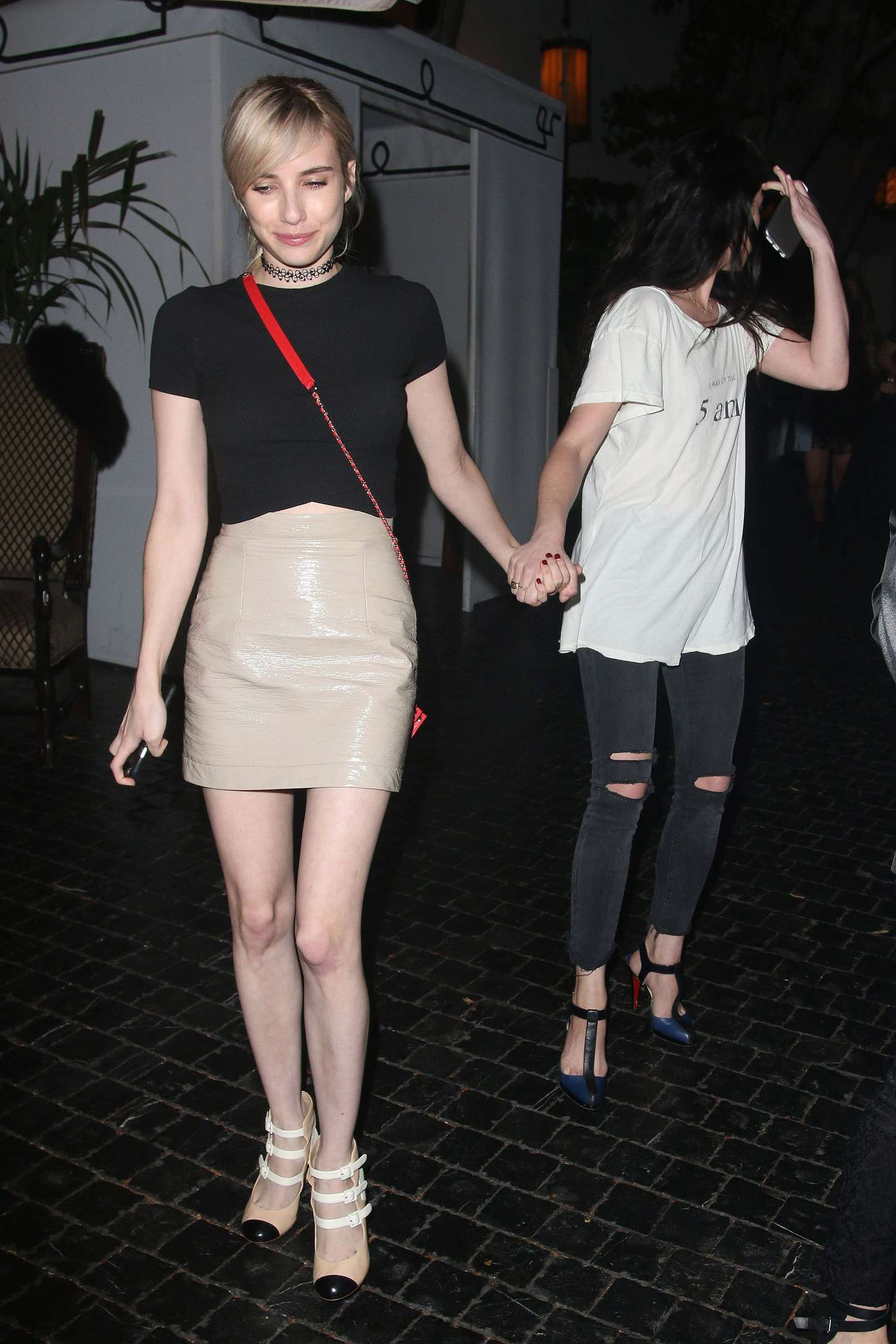Emma Roberts leaves the Chateau Marmont