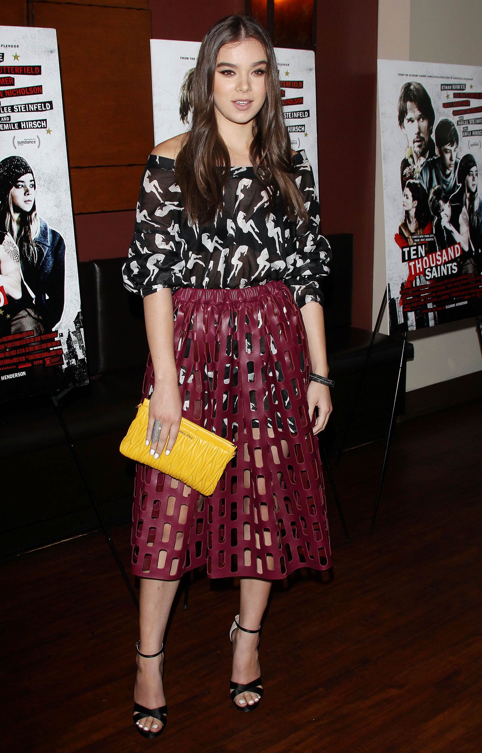 Hailee Steinfeld attends Ten Thousand Saints Premiere