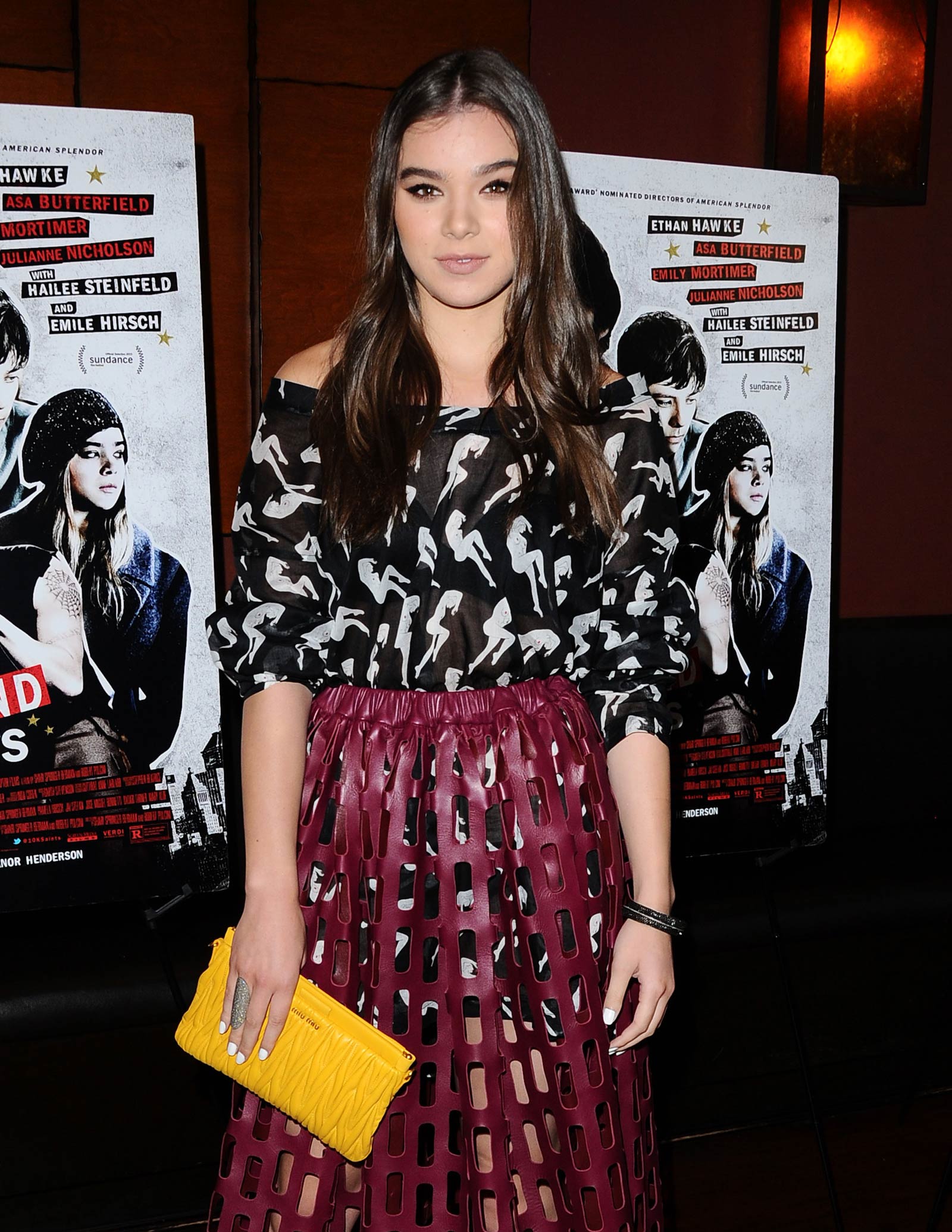 Hailee Steinfeld attends Ten Thousand Saints Premiere