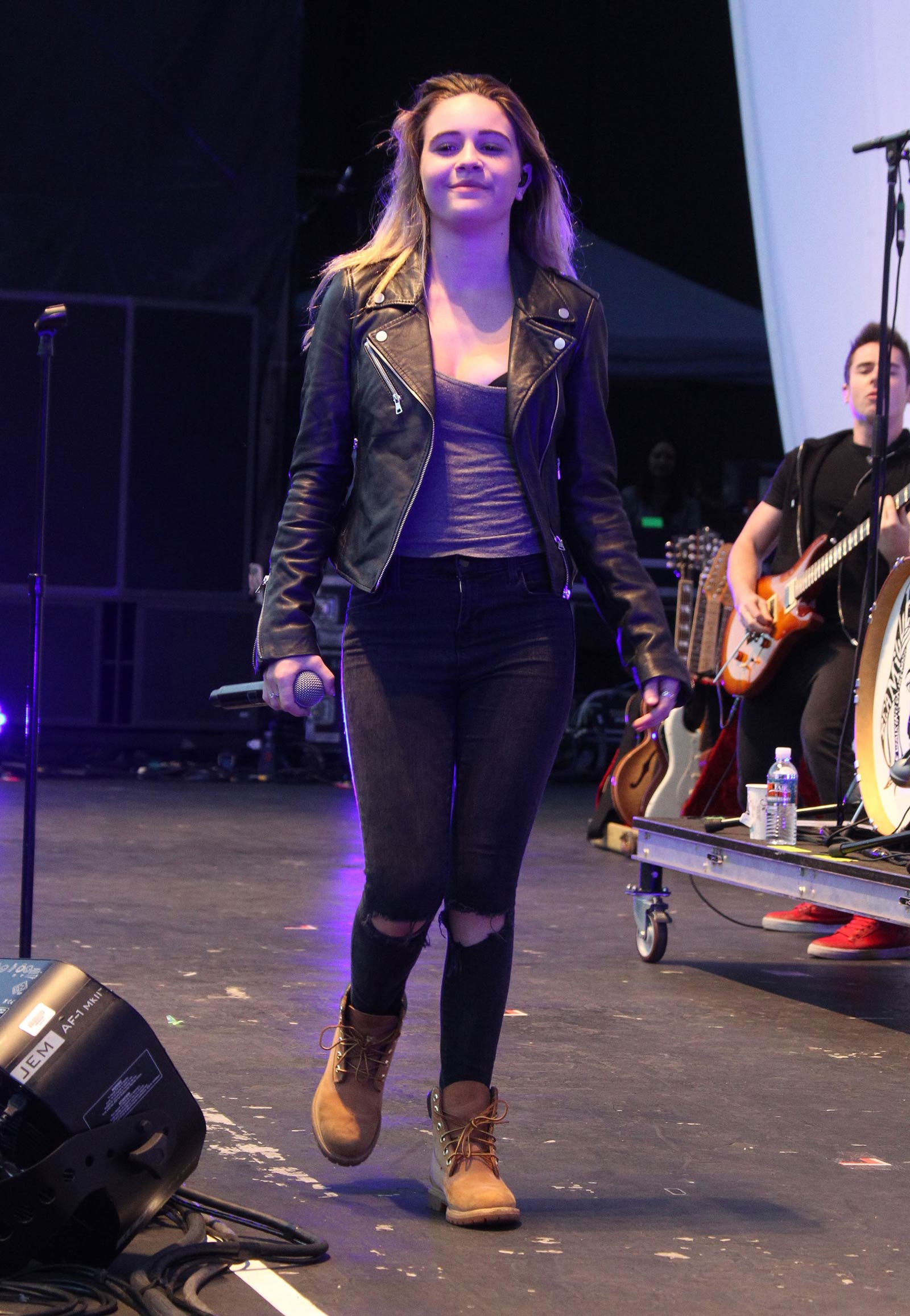 Beatrice Miller performs on Stage at Orange County Fair