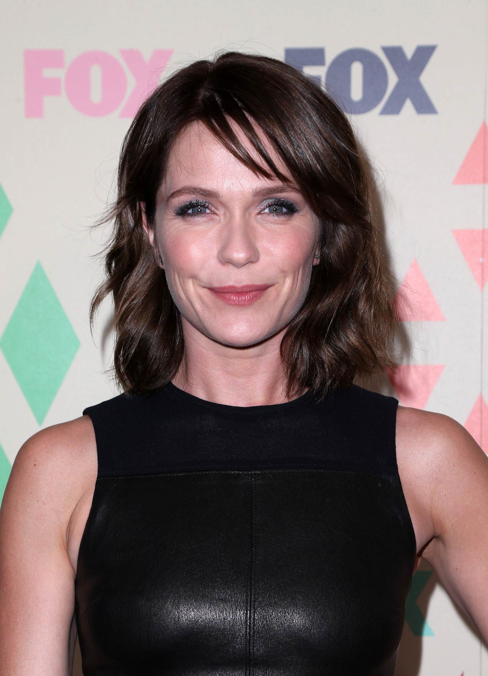 Katie Aselton arrives at the FOX TV All-Star party