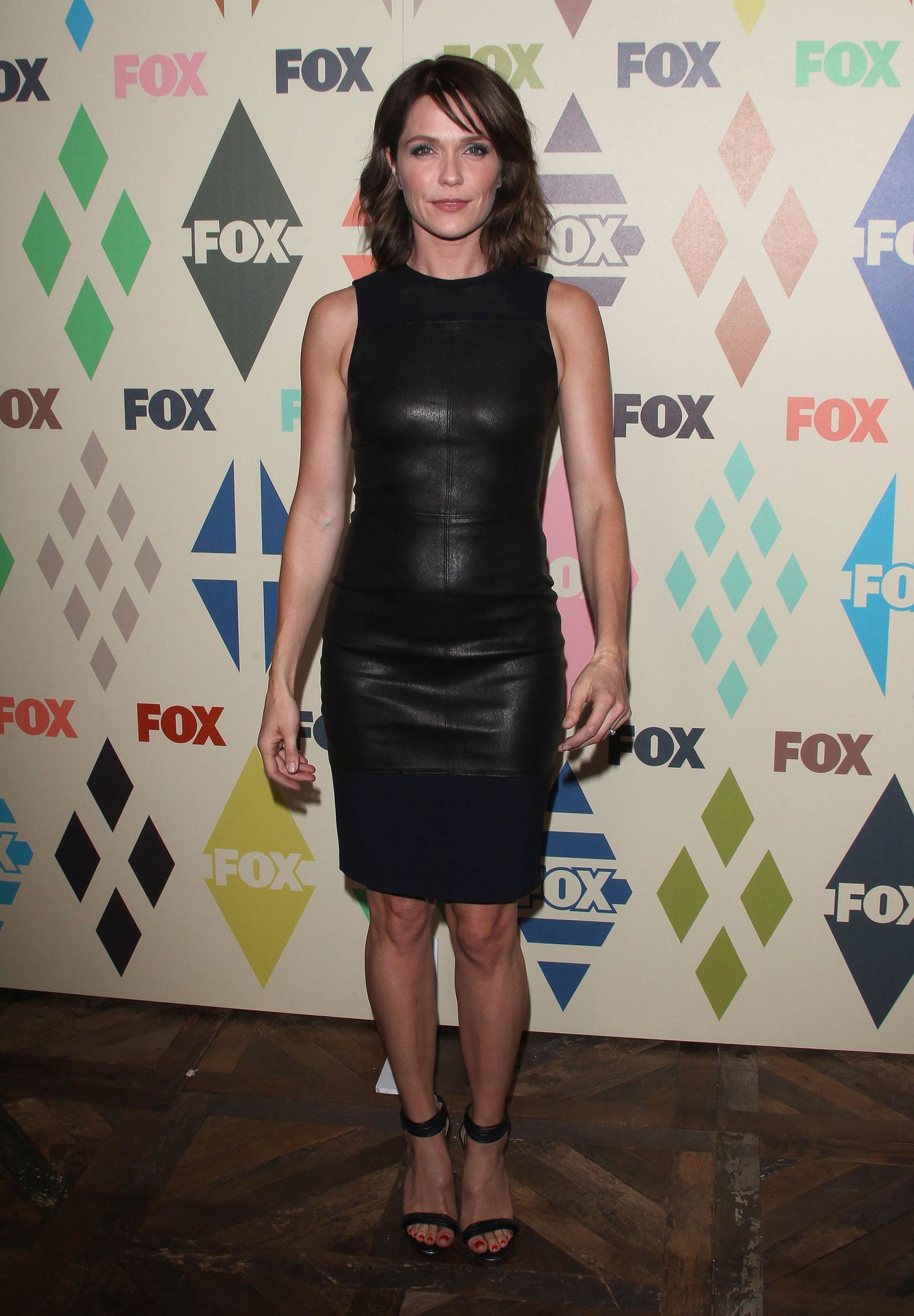 Katie Aselton arrives at the FOX TV All-Star party