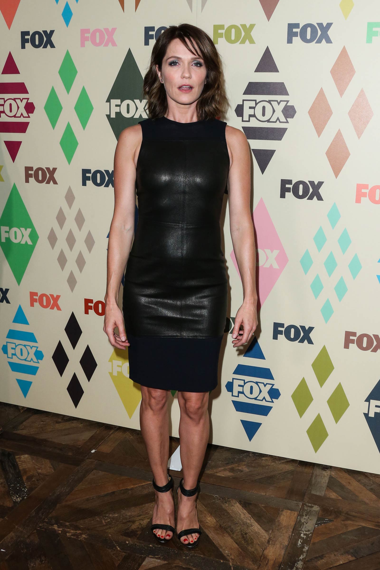 Katie Aselton arrives at the FOX TV All-Star party