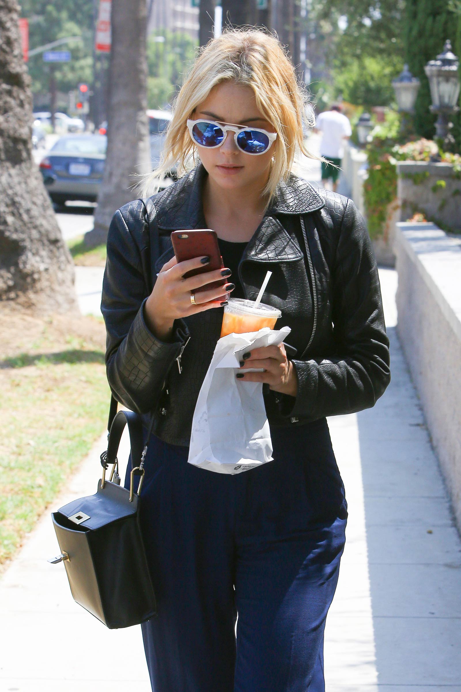 Ashley Benson out getting some snacks in Beverly Hills