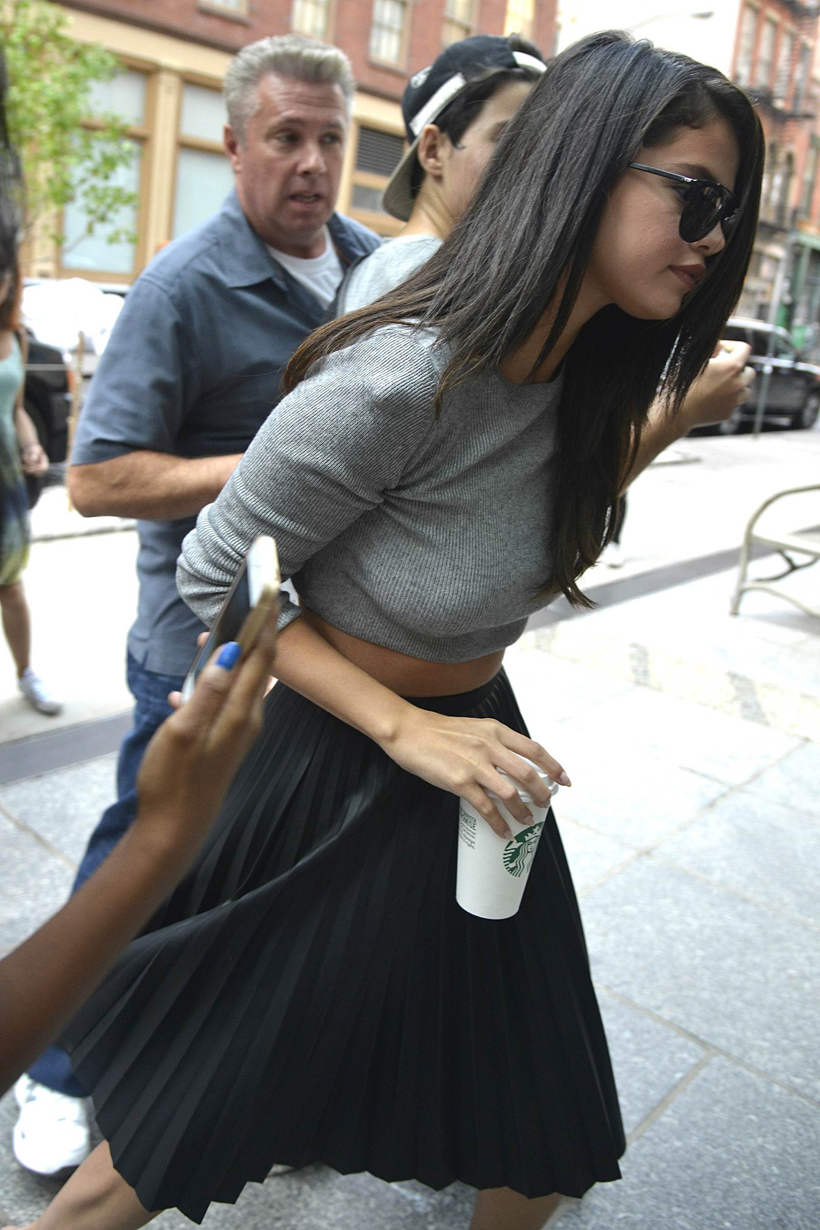Selena Gomez out and about candids in New York