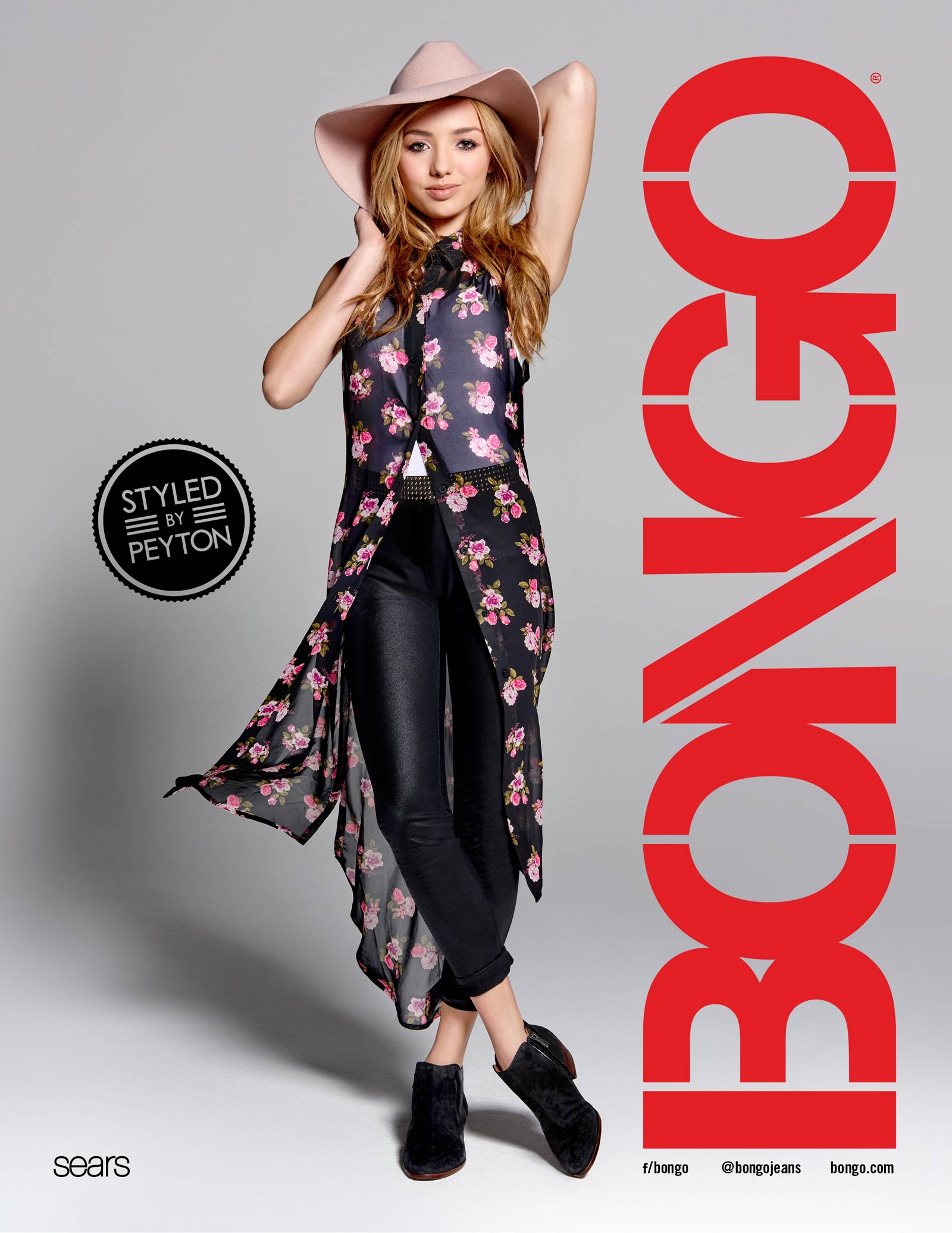 Peyton Roi List photoshoot for Bongo Fall 2015