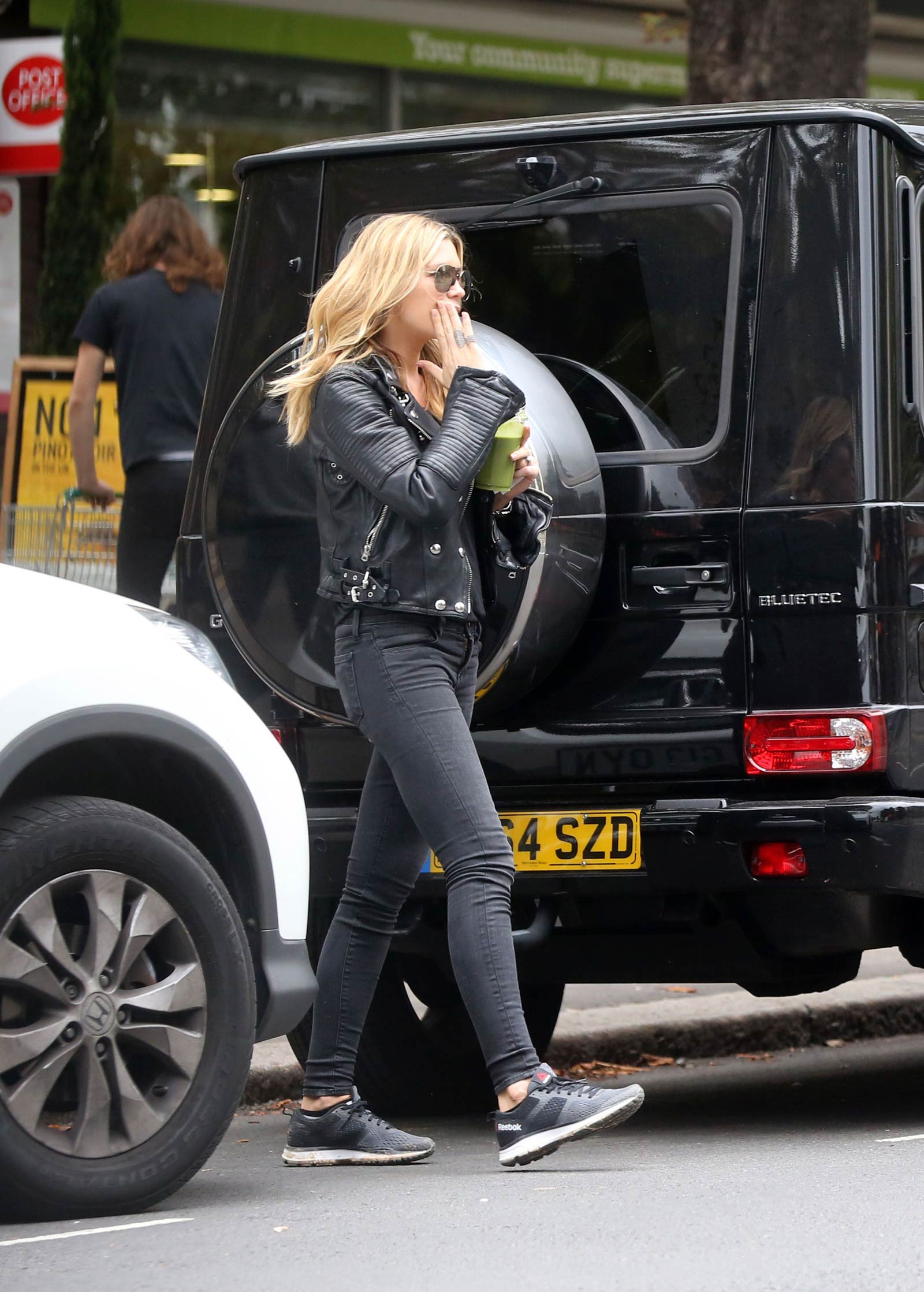 Abbey Clancy out and about London