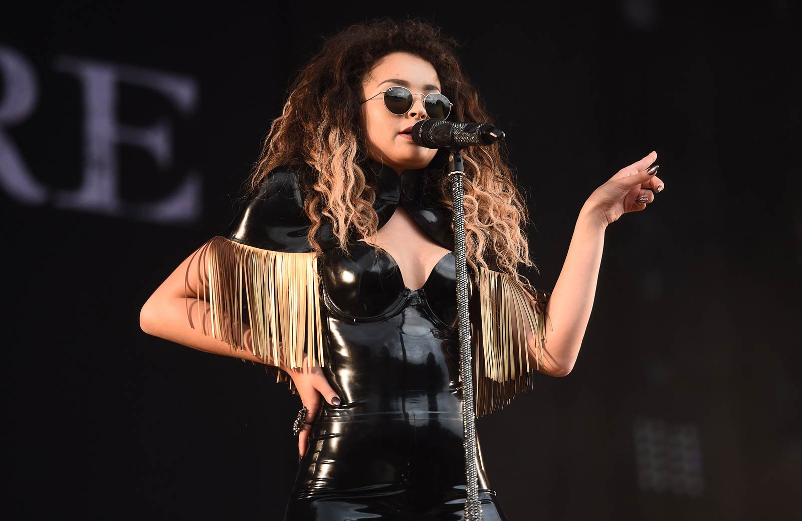 Ella Eyre performs at V Festival at Weston Park