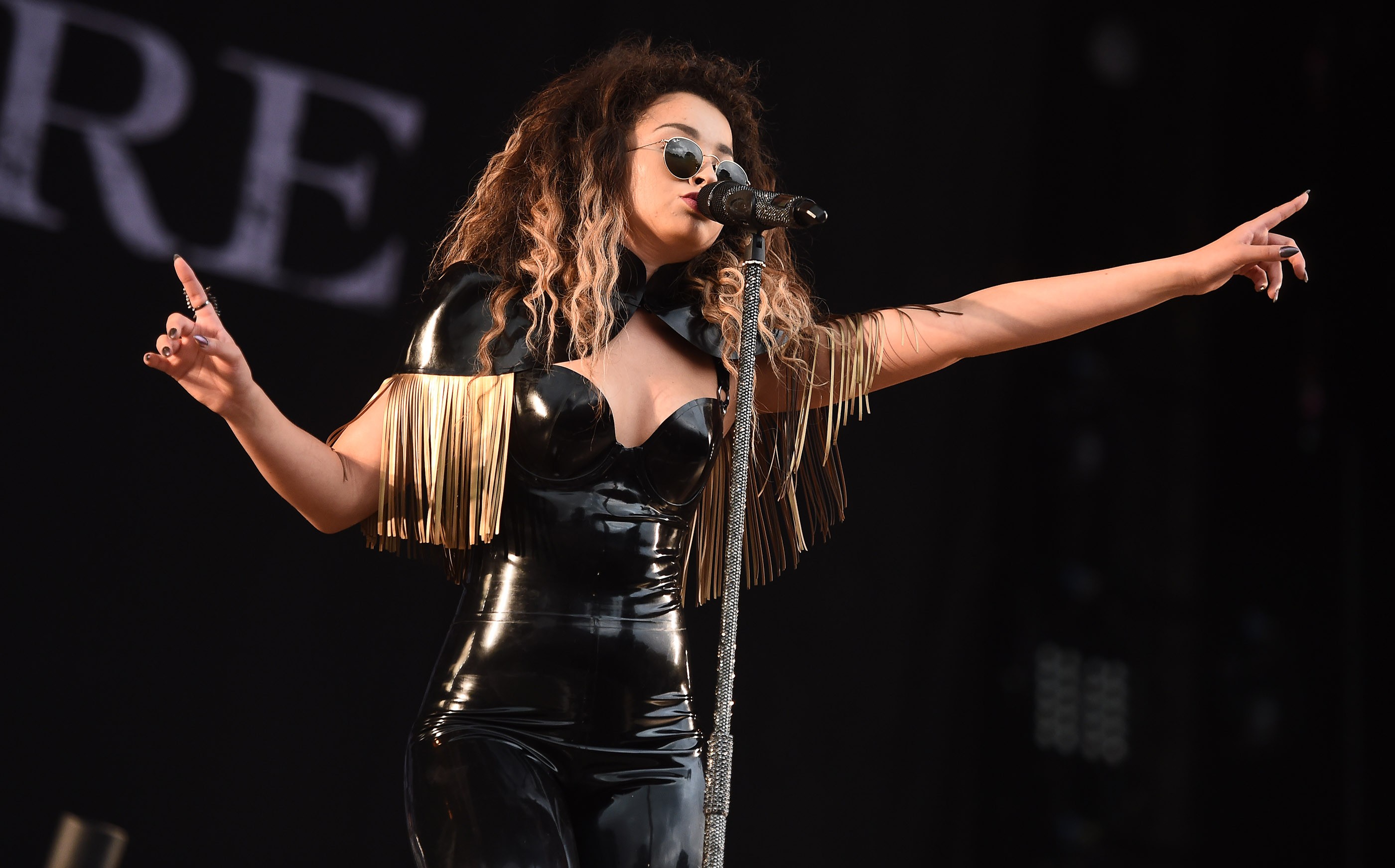 Ella Eyre performs at V Festival at Weston Park