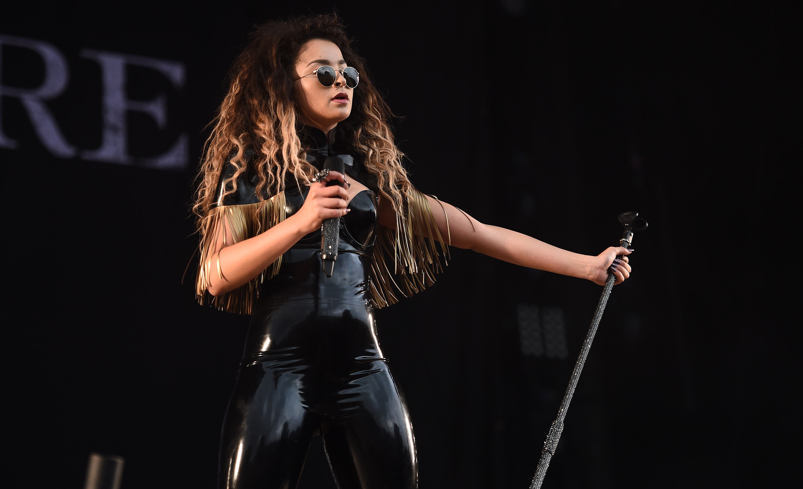 Ella Eyre performs at V Festival at Weston Park