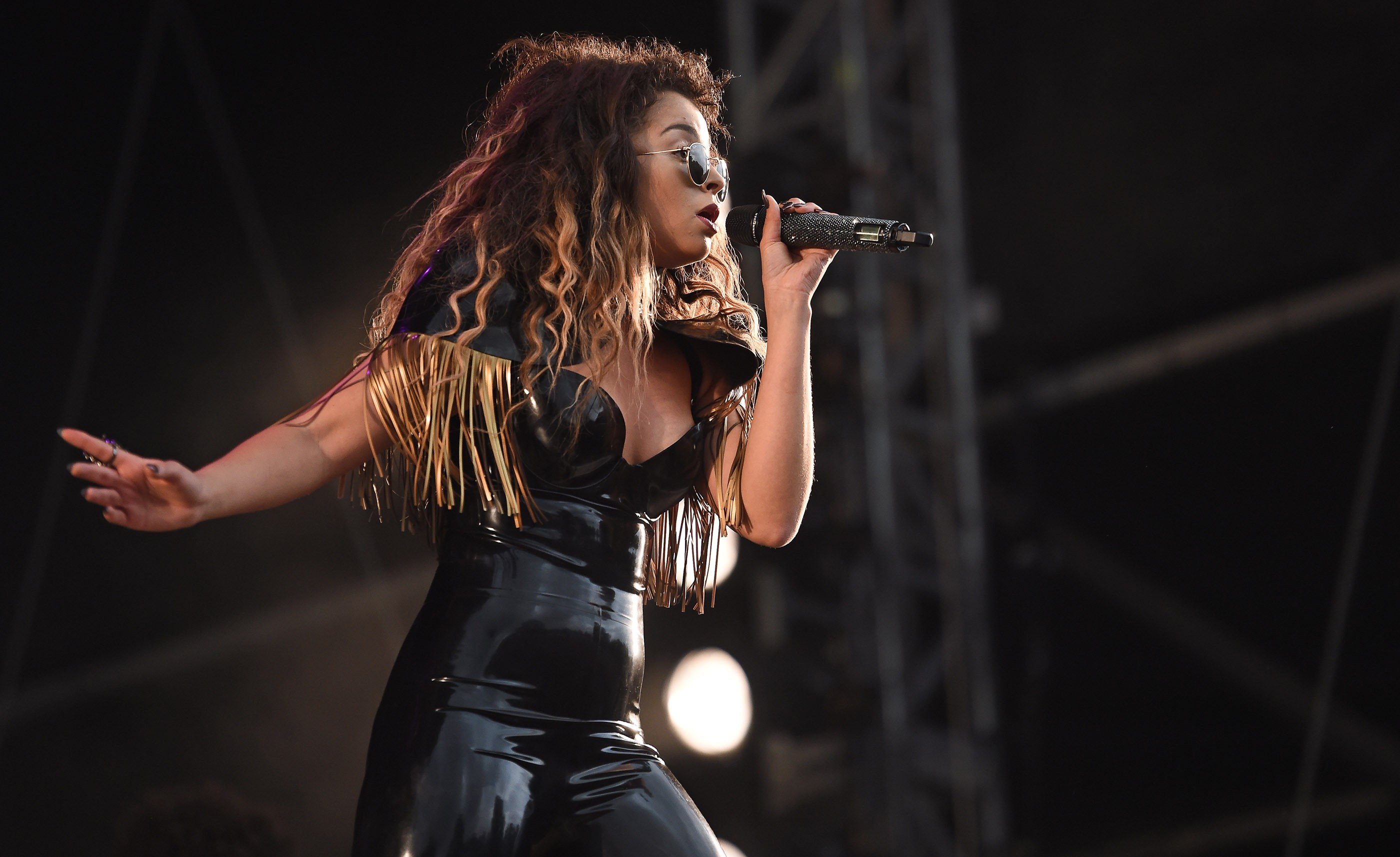 Ella Eyre performs at V Festival at Weston Park