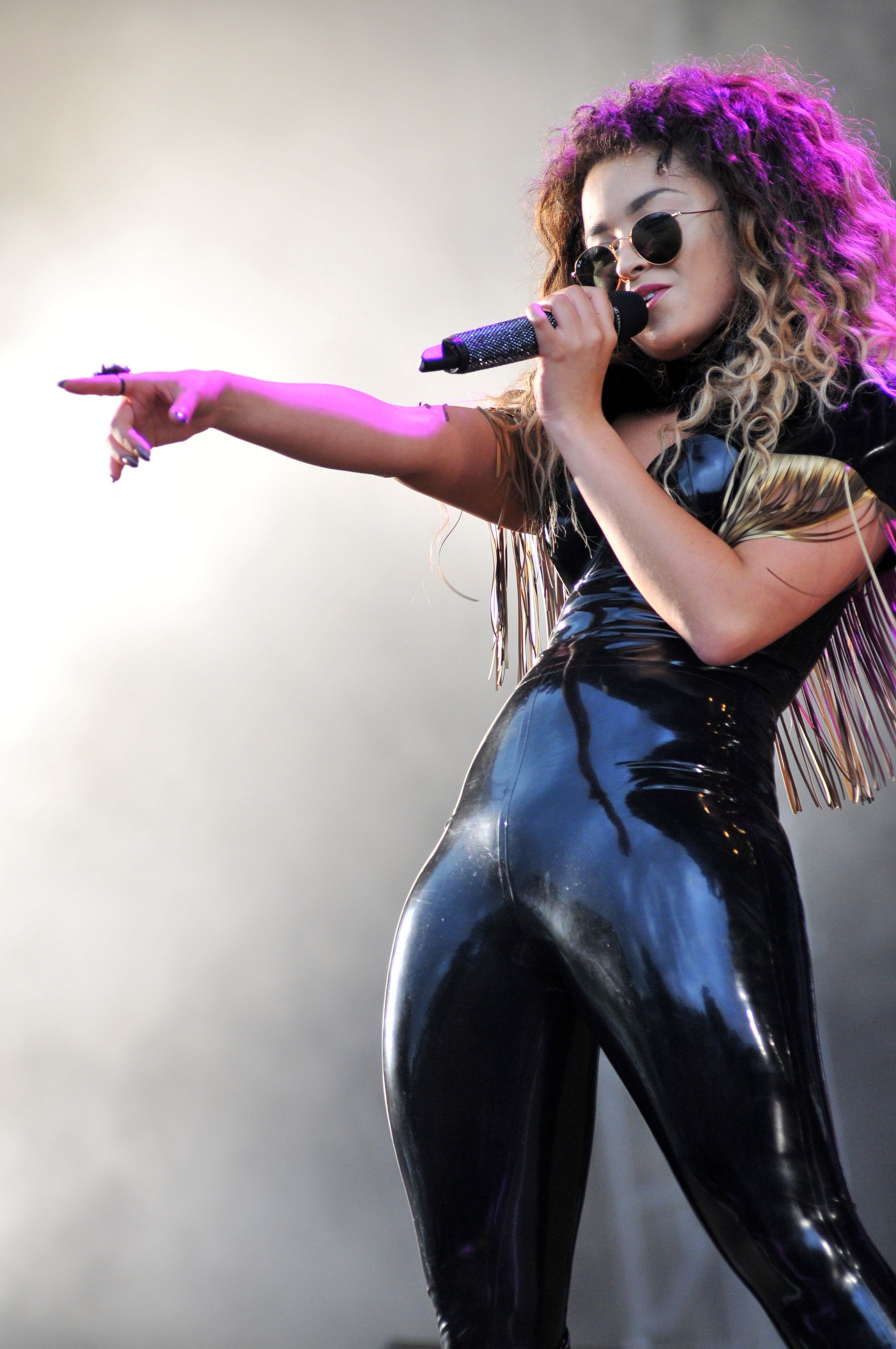 Ella Eyre performs at V Festival at Weston Park