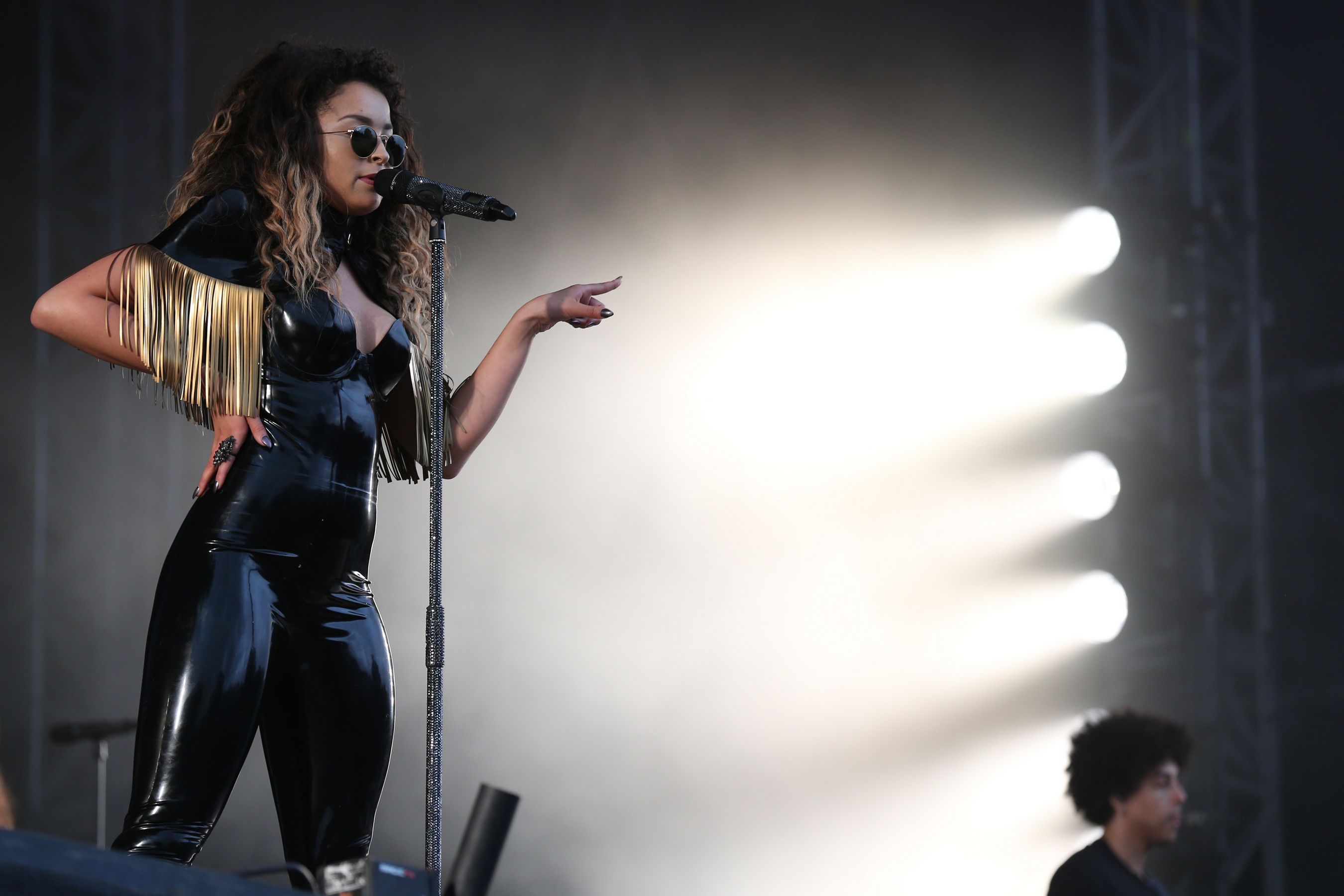 Ella Eyre performs at V Festival at Weston Park