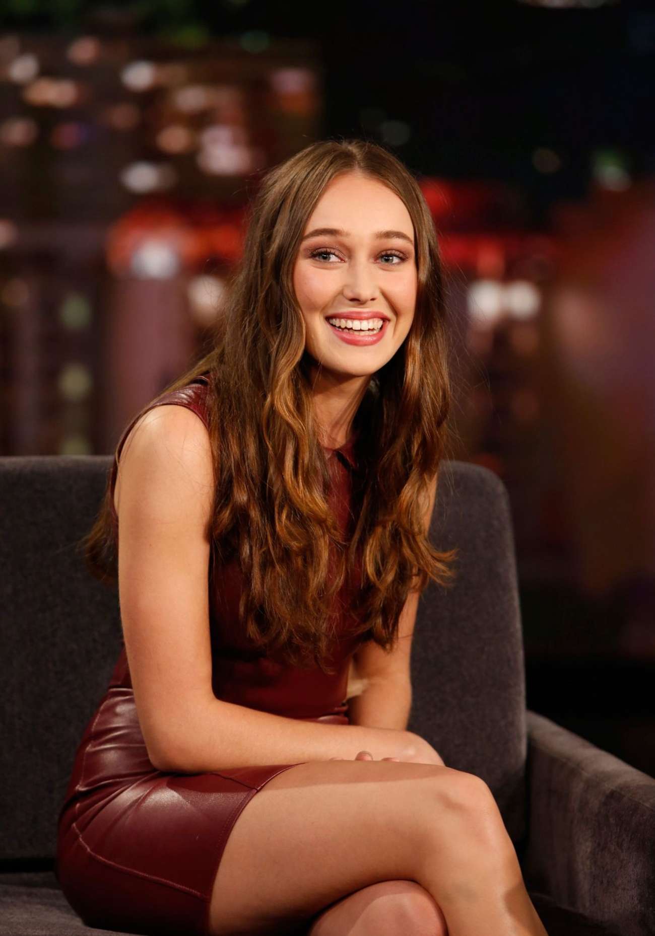 Alycia Debnam Carey at Jimmy Kimmel Live