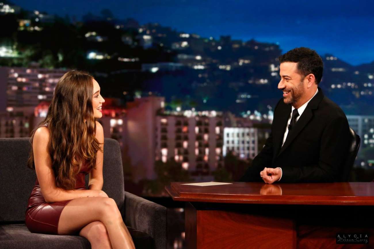 Alycia Debnam Carey at Jimmy Kimmel Live