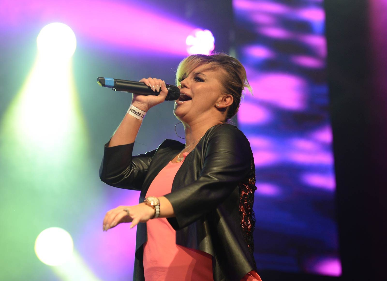 Kerry Katona perform at The Big Weekend Manchester Pride