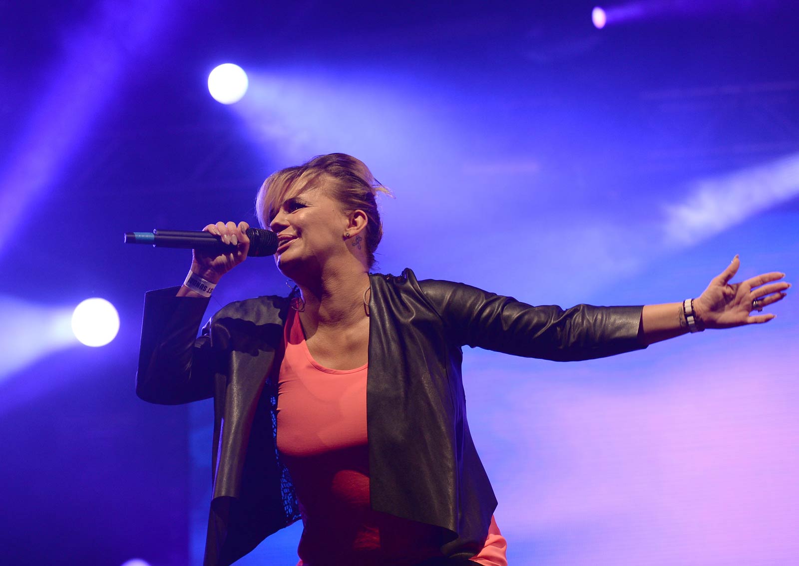 Kerry Katona perform at The Big Weekend Manchester Pride