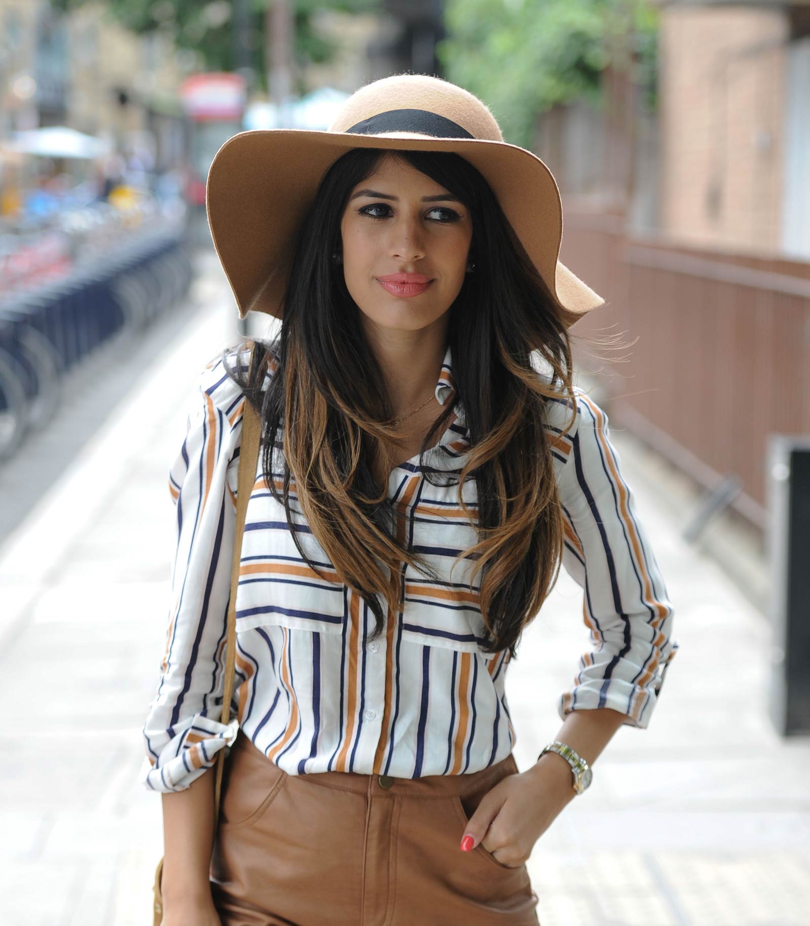 Jasmin Walia filming for Desi Rascals in Camden